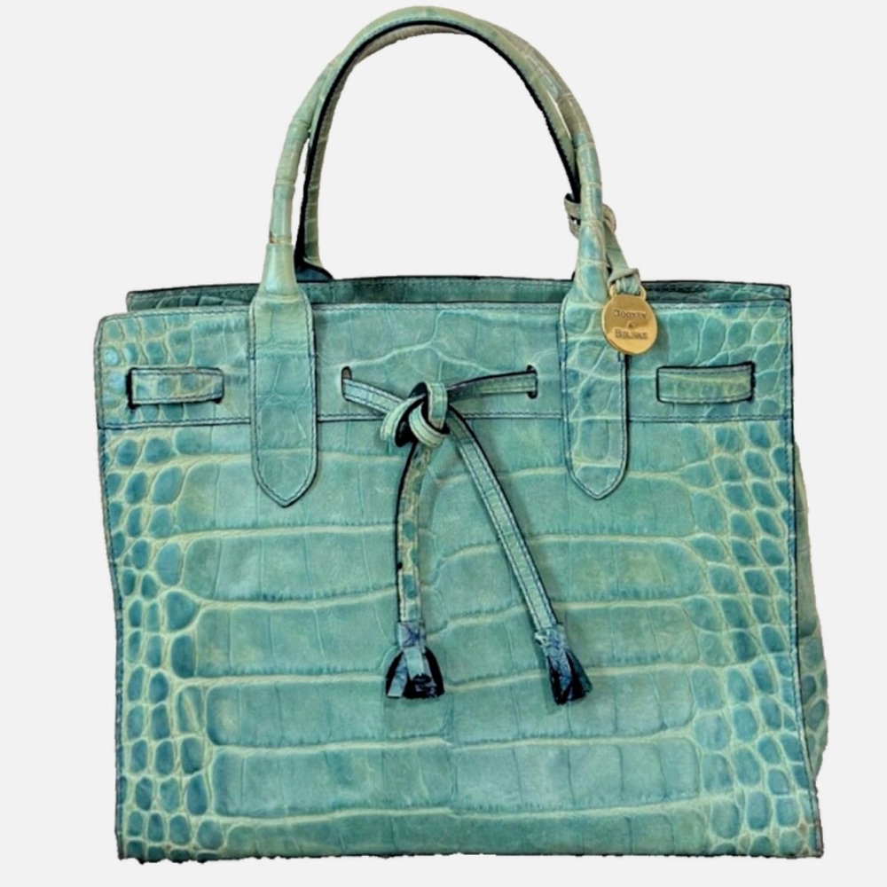 Dooney and Bourke Croco Embossed Leather Bag